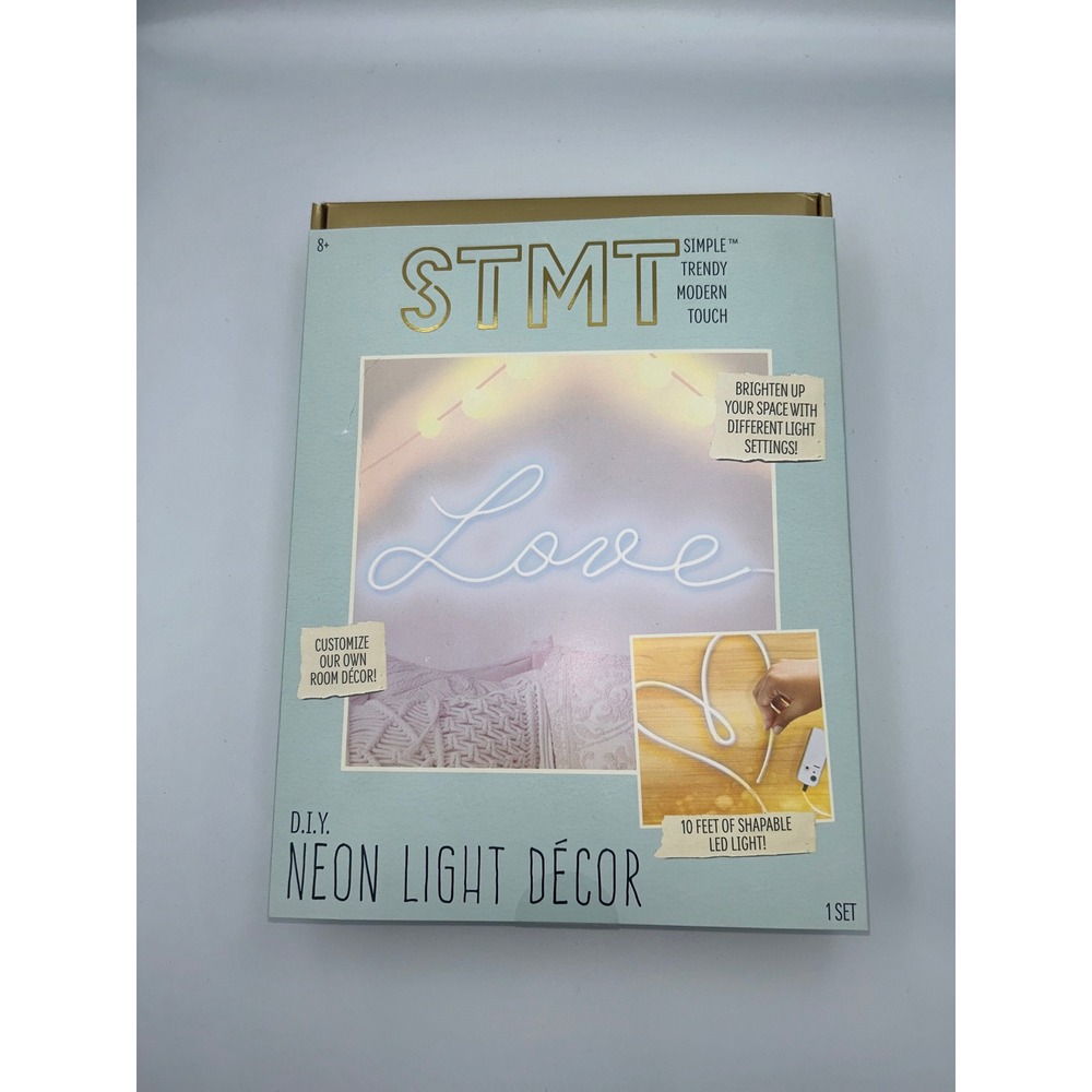 STMT DIY Neon Light Decor Kit 10 Feet Shapable LED Light Room Decor New